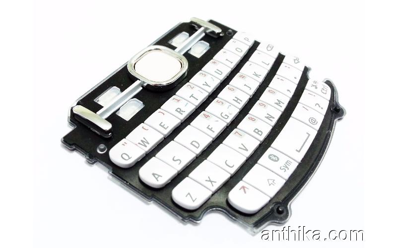 Nokia 200 Asha Tuş Orjinal Keypad White