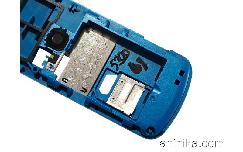 Nokia 5320 Kasa Buzzer Original Middle Cover Blue New Condition