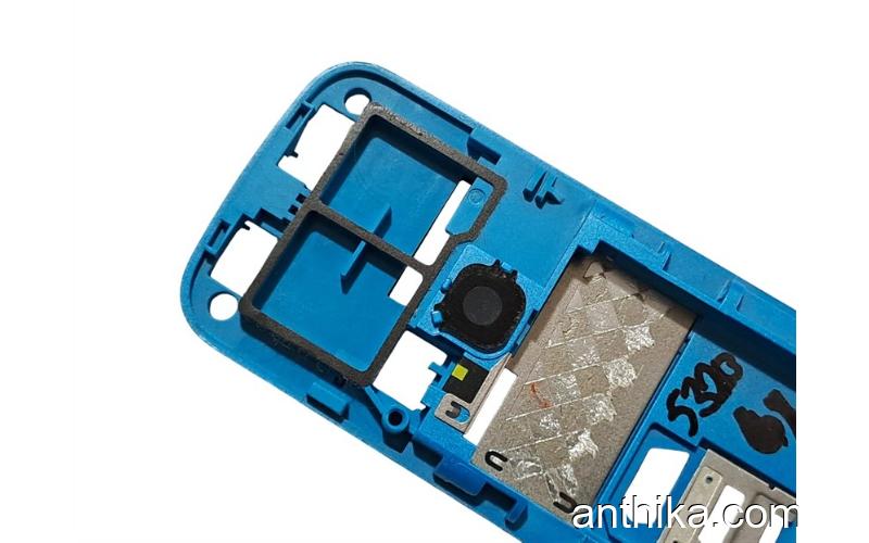 Nokia 5320 Kasa Buzzer Original Middle Cover Blue New Condition