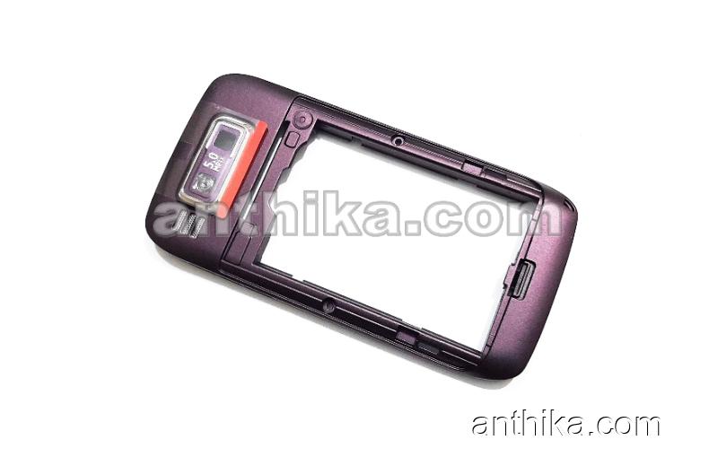 Nokia E72 Kasa Buzzer Soket Original Middle Cover Purple New