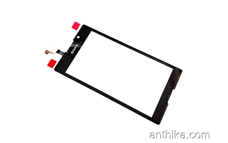 Sony Xperia C C2305 Dokunmatik Siyah Panel ön Cam Sony S39H