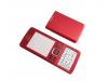 Nokia 6300 Kapak Tuş Front-Battery Cover with Keypad Red Silver