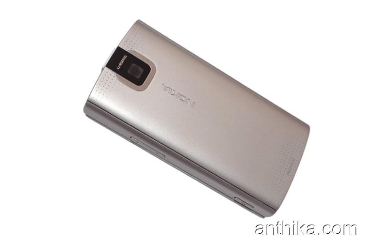 Nokia X3-00 Kapak Kasa Tuş Soket Buzzer Original Full Housing Silver New