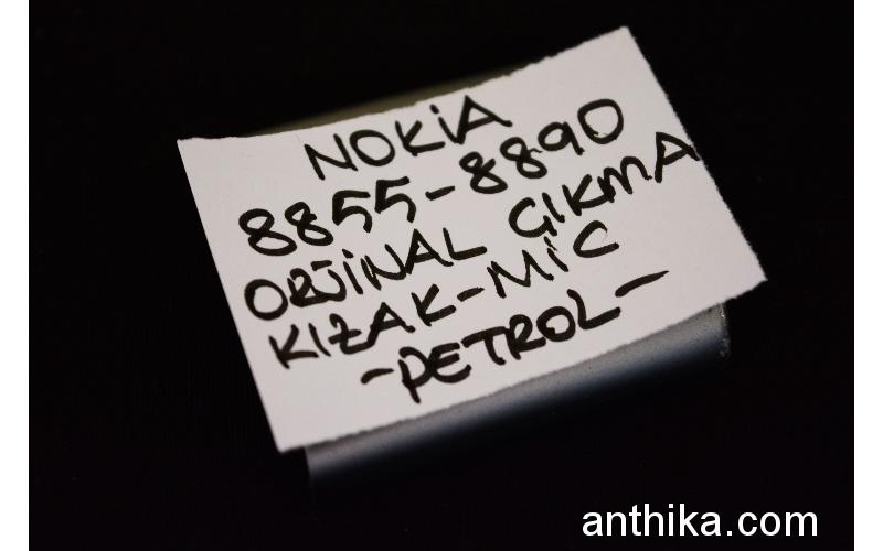 Nokia 8850 Mikrofon Kızak Mekanizma Original UI Keypad Cover Mic Petrol