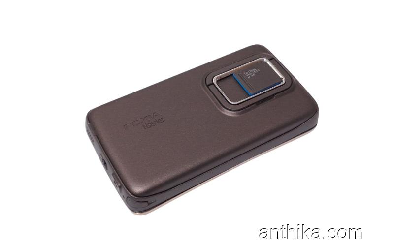 Nokia N900 Kapak Kasa Klavye Kalem High Quality Full Housing Brown New