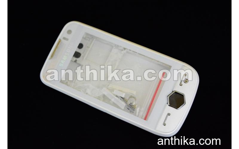 Samsung S8000 Jet Kapak Kasa Tuş High Quality Full Housing White New