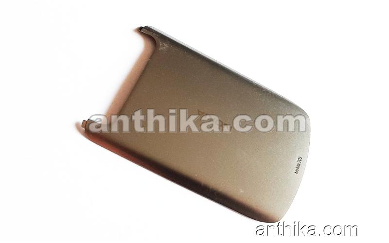 Nokia 701 Oro Kapak Original Battery Cover Gray New