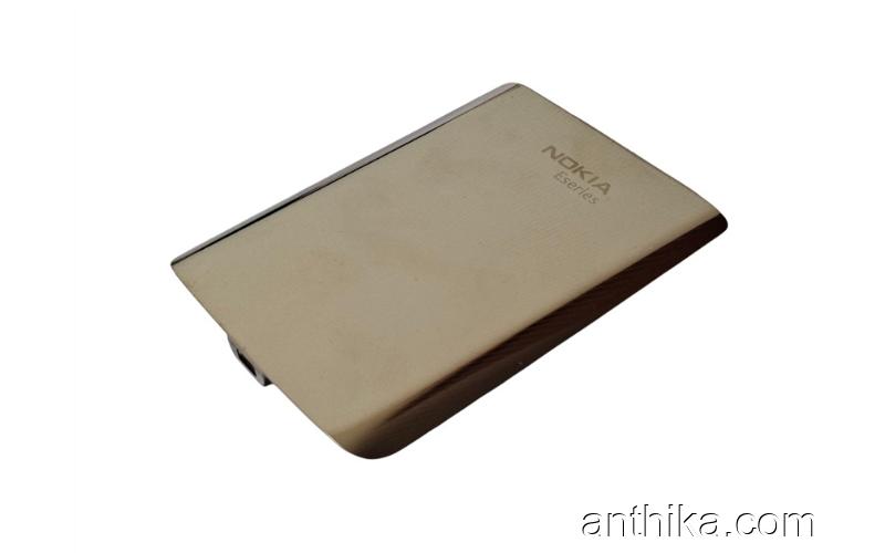 Nokia E72 Kapak Original Battery Cover Silver New Condition