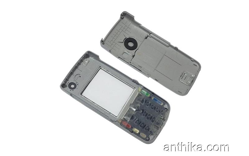 Nokia 6680 Kapak Tuş High Quality Xpress on Cover Silver New