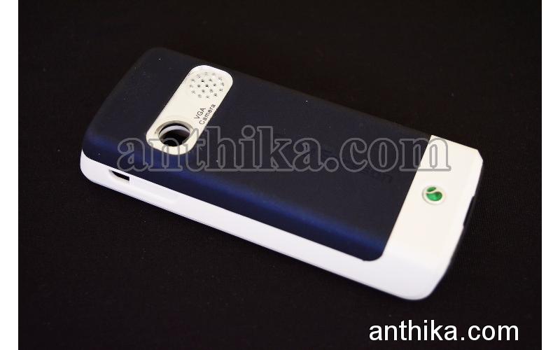 Sony Ericsson K310 K310i Kapak Kasa Original Housing Silver Blue New