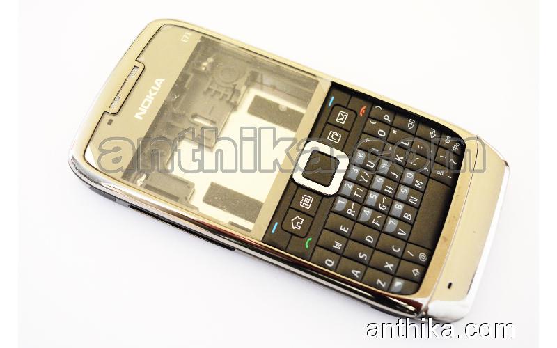 Nokia E71 Kapak Kasa Tuş Original Full Housing Grey New Condition