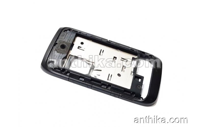 Nokia 308 309 Kasa Original Middle Cover Black New