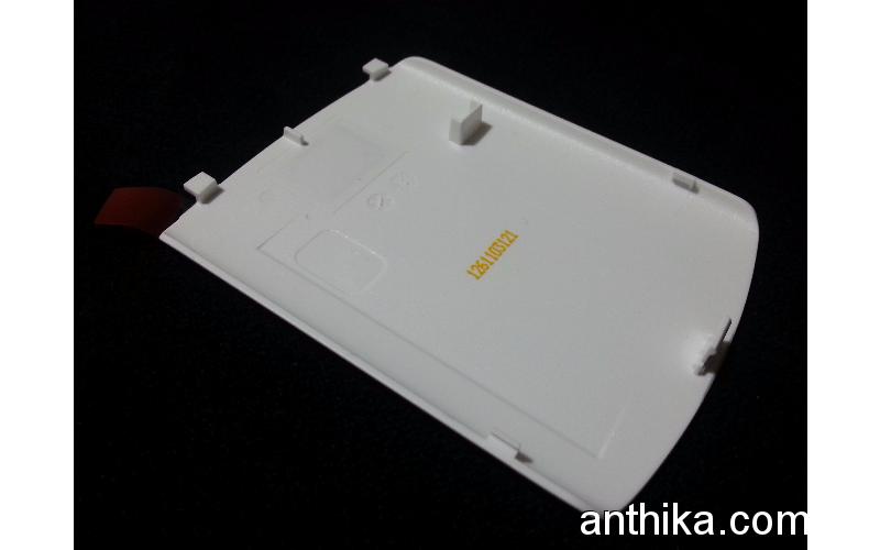 Blackberry 9300 Curve Kapak KVK Depodan Orjinal Battery Cover White