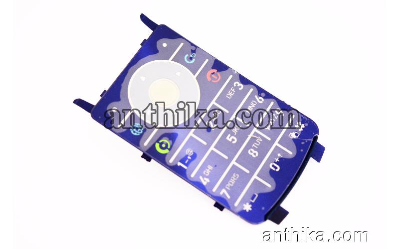 Motorola K1 Tuş Original Keypad Blue New