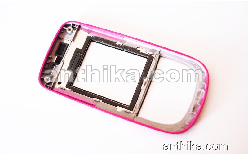 Nokia 2220 Slide Kapak Original Front Cover Pink Used