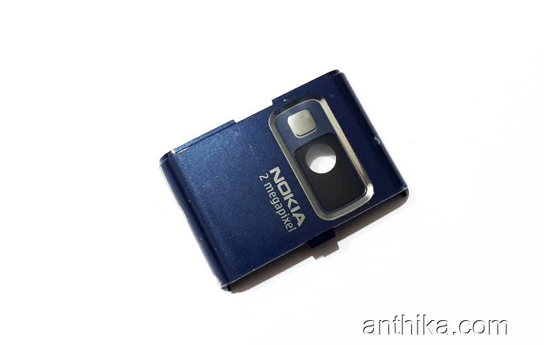 Nokia 6233 Kamera Kapak Original Camera Cover Navy Blue New 0269889