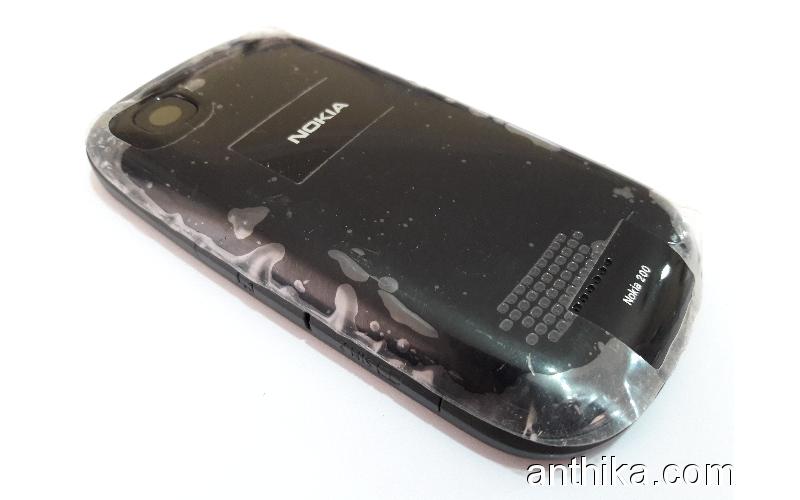 Nokia 200 Asha Kapak Tuş Kasa Orjinal Kalitesinde Housing Black