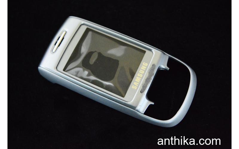 Samsung D500 Kapak Original Front Cover Grey New GH75-05621B