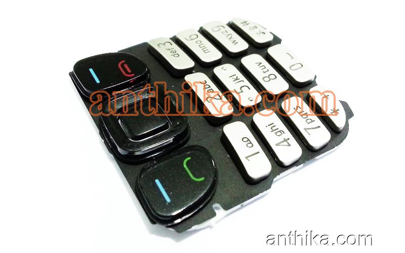 Nokia 6303 6303i Tuş Orjinal Keypad Silver New