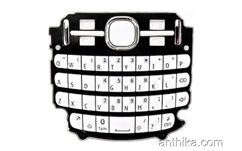 Nokia Asha 200 201 Tuş Original Keypad White New