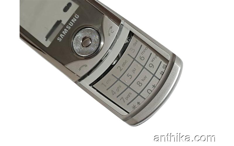 Samsung U700 Kapak Kasa Tuş High Quality Full Housing Silver New