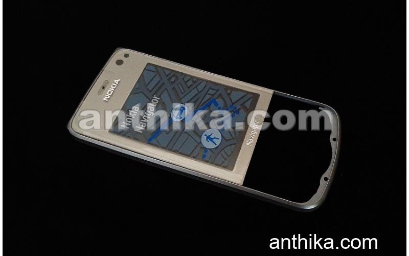 Nokia 6210 Navigator Kapak Original Front Cover Gray New