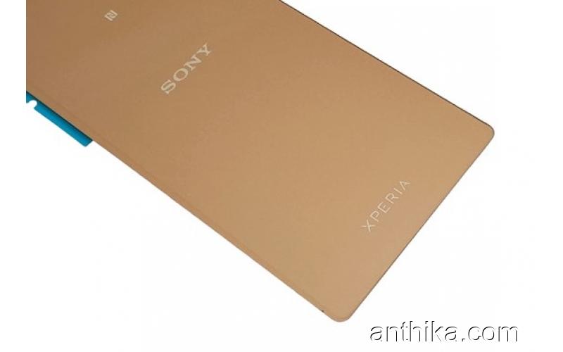 Sony Xperia Z3 Kapak Xperia Z3 Arka Kapak Gold