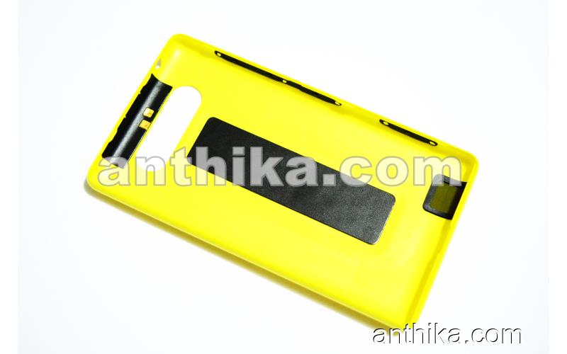 Nokia 820 Lumia Kapak Original Back Cover Yellow Used