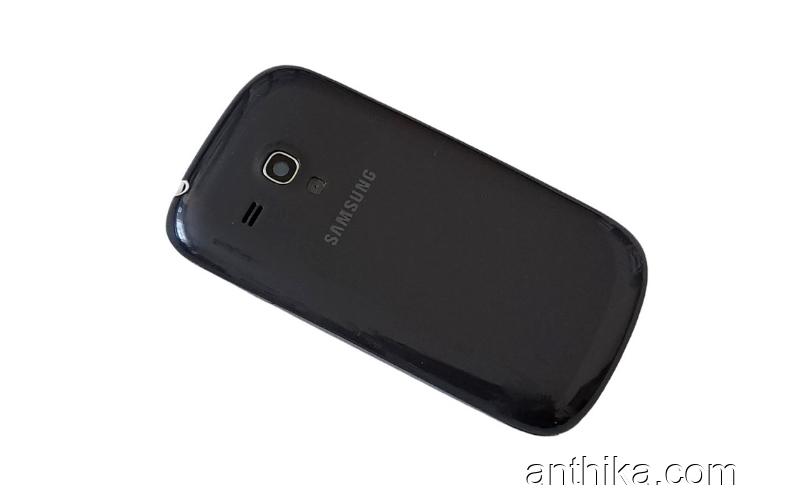 Samsung S3 Mini Kapak Kasa Galaxy i8190 Kasa Kapak Siyah