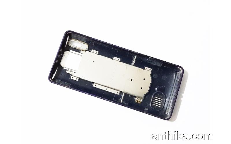 Sony Ericsson K770 K770i Kapak Original Battery Cover Back Cover Navy Blue Used