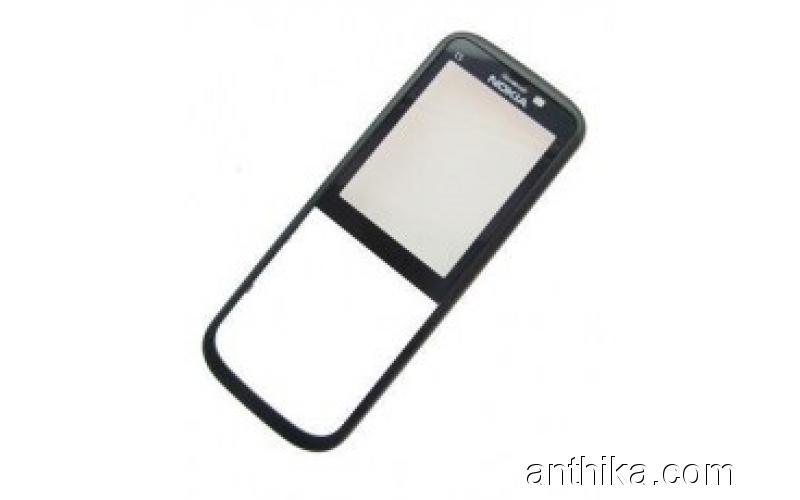 Nokia C5 C5-00 Kapak Original Front Cover Black Used