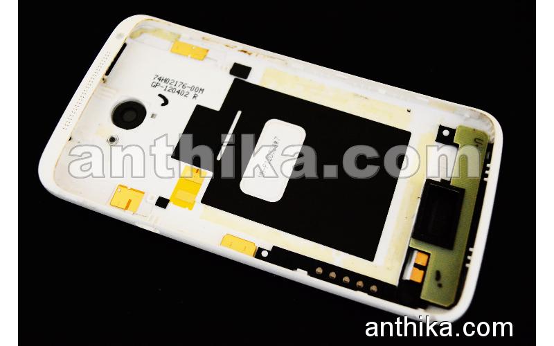 HTC One X Kapak Kasa Original Middle Cover and Battery Cover White Used