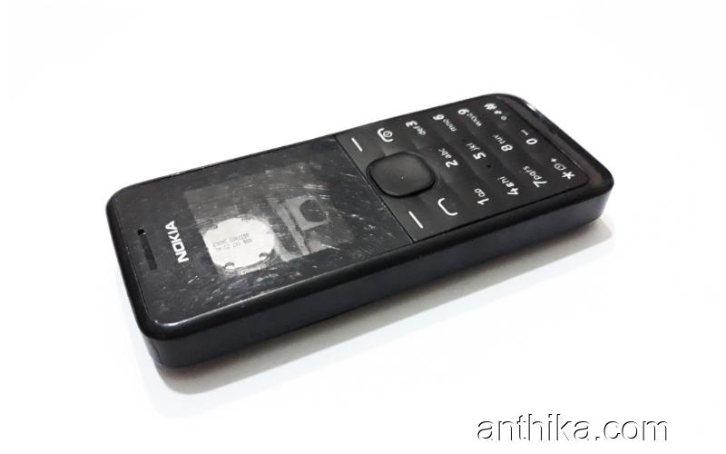 Nokia 105 Kapak Kasa Tuş Buzzer Speaker Original Full Housing Black Used