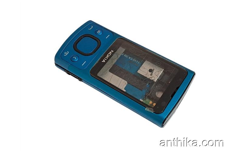 Nokia 6700 Slide Kapak Kasa Tuş Original Housing Blue New Condition