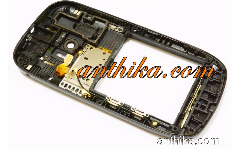 Nokia C7 Kasa Original Middle Cover Frame Black Used - 7