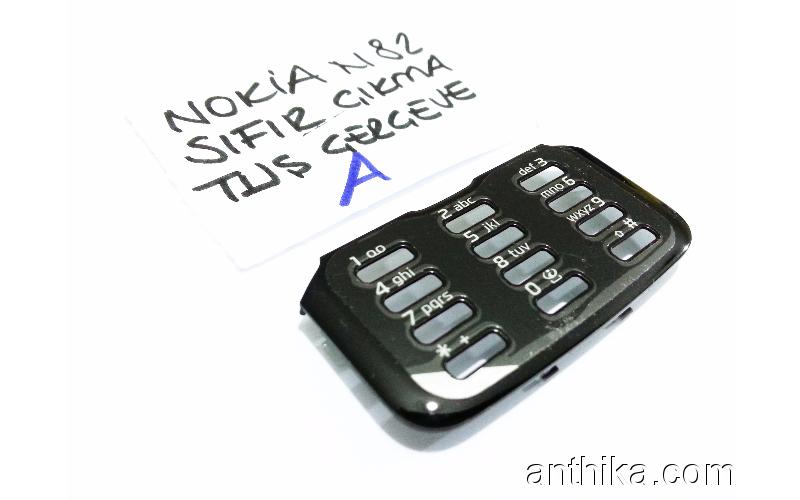 Nokia N82 Tuş Çerçeve Keypad Frame Black-1