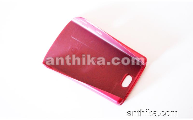 Nokia 6220 Kapak Original Battery Cover Red Used