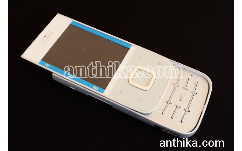 Nokia 5330 Kapak Kasa Tuş Orjinal Kalitesinde Full Housing Silver New