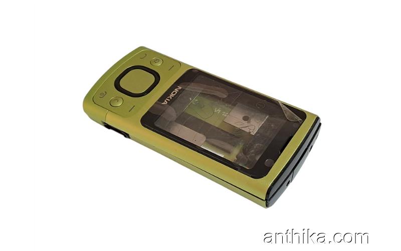 Nokia 6700 Slide Kapak Kasa Tuş Original Housing Green New Condition