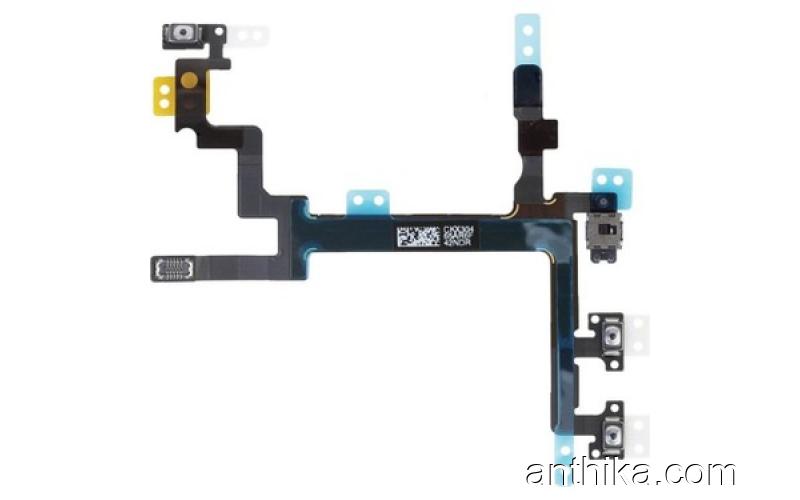 Apple iPhone 5g On Off Power Yan Ses Film Flex On Off Volume Flex Cable