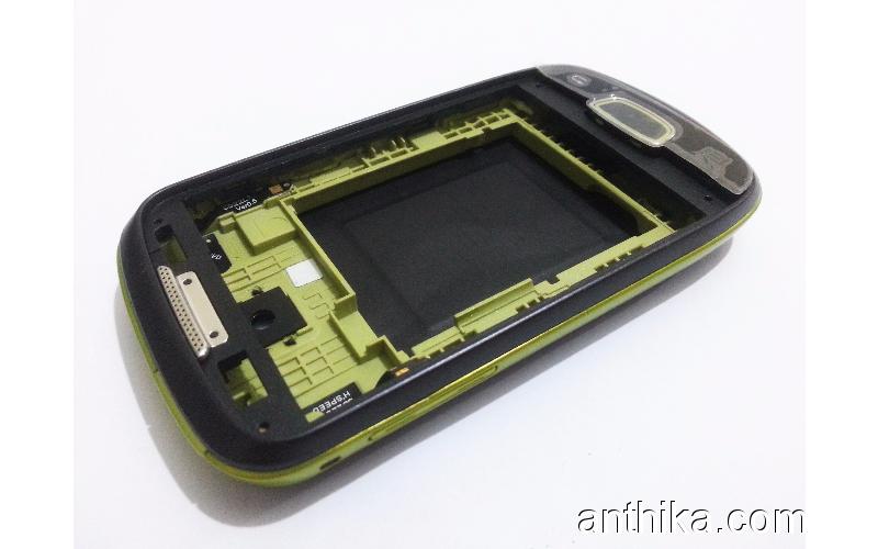 Samsung S5570 Kapak Tuş Kasa Orjinal Full Housing Black Green New