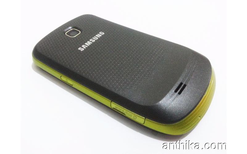 Samsung S5570 Kapak Tuş Kasa Orjinal Full Housing Black Green New