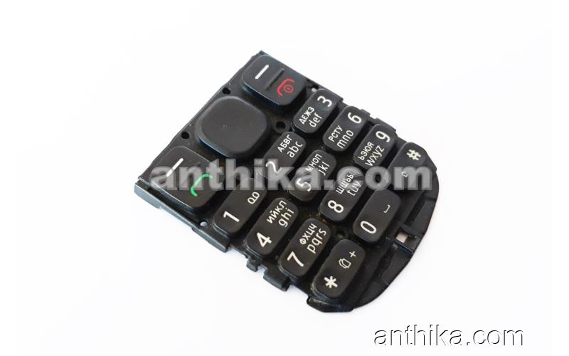 Nokia 100-101 Tuş Original Keypad Black New Condition Russian