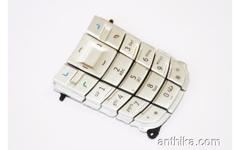 Nokia 3120 Tuş Orjinal Kalitesinde Keypad Silver New