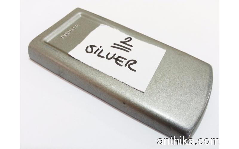 Nokia 8850 8890 Arka Kapak Battery Cover Silver-2