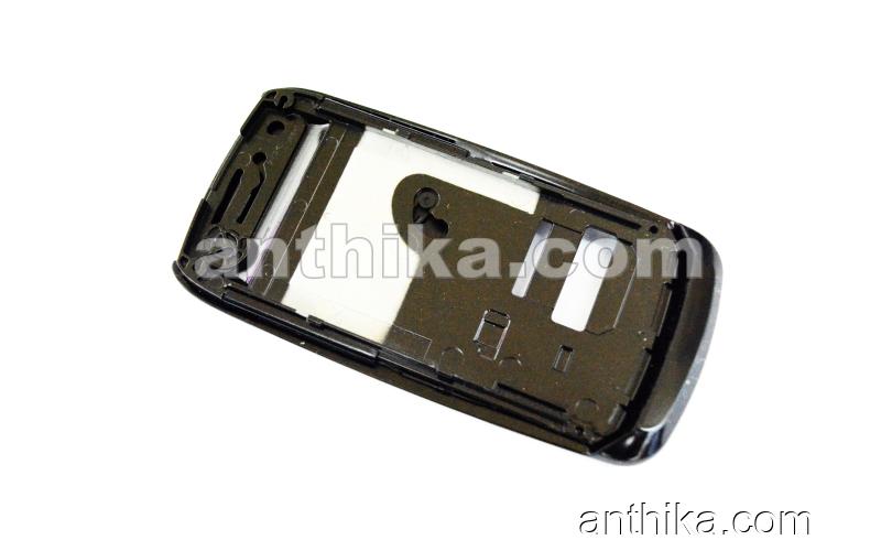 Samsung E250 Kasa Kızak Panel Original Middle Cover Slider Black New