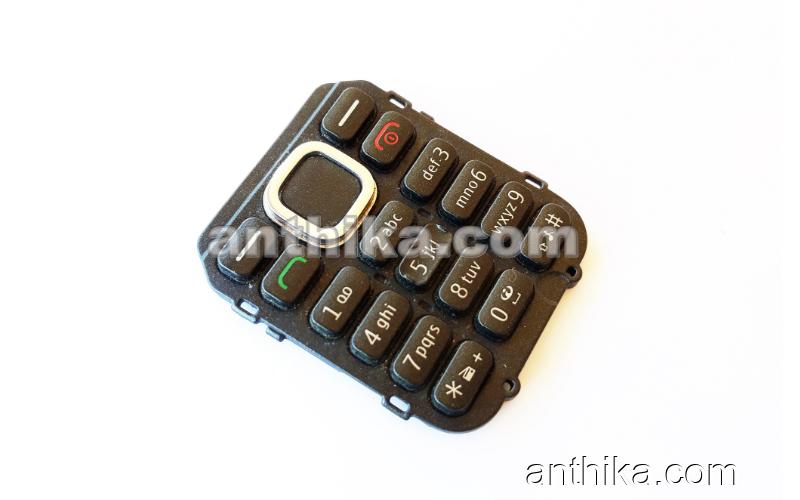 Nokia C1-02 Tuş Original Keypad Black New Condition