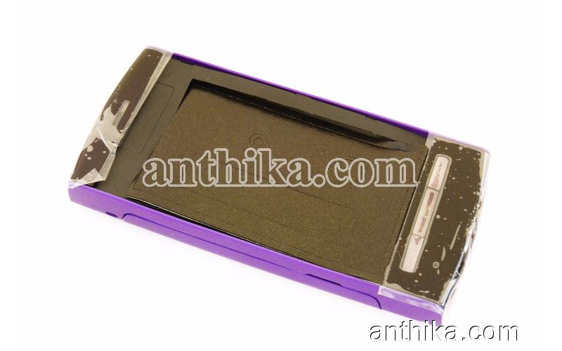 Nokia 5250 Kapak Kasa Tuş Orjinal Kalitesinde Full Housing Purple New