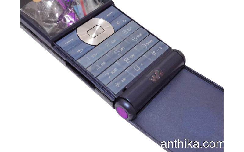 Sony Ericsson w350 w350i Kapak Tuş Full Body Cover Purple New