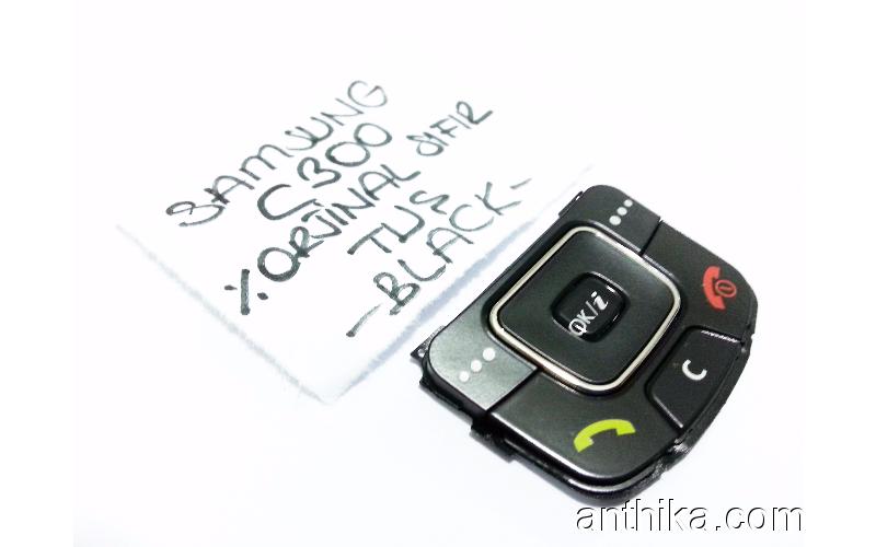 Samsung C300 Tuş Orjinal Keypad Black